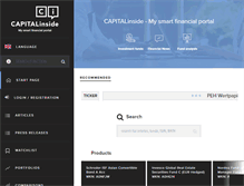 Tablet Screenshot of capitalinside.com